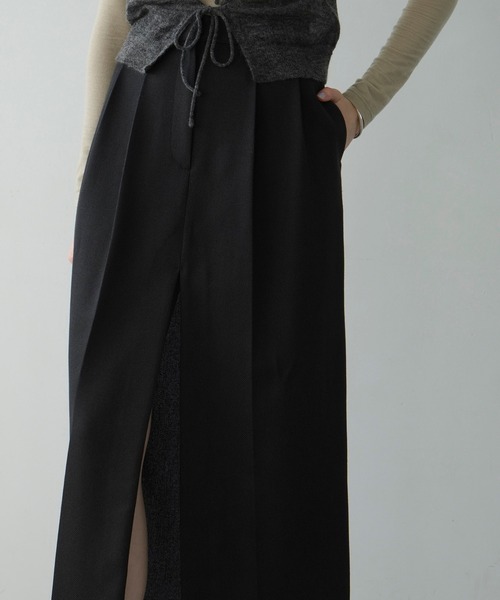 CLANE（クラネ） スカート FRONT SLIT TUCK SKIRT : ZOZOTOWN Yahoo!店