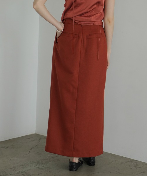 CLANE（クラネ） スカート FRONT SLIT TUCK SKIRT : ZOZOTOWN Yahoo!店