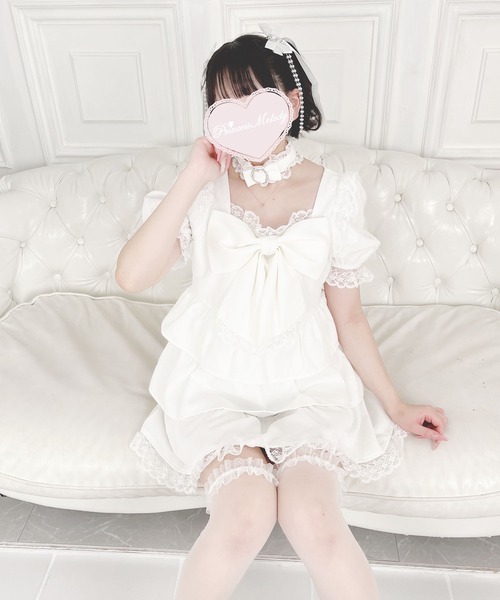 ワンピース チョーカー付きドーリーワンピース レディース : 85623814  