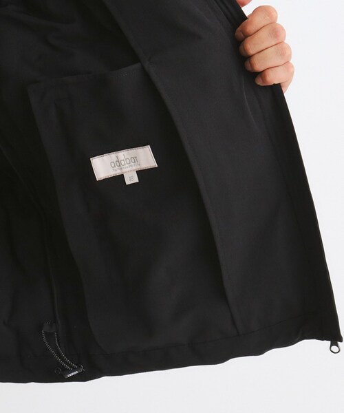 adabat（アダバット） ブルゾン アウター 「撥水加工」ミドル丈 フード