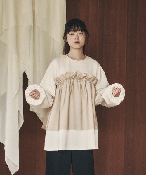 moi tytto（モイテュット） ダンボールチュールチュニック レディース