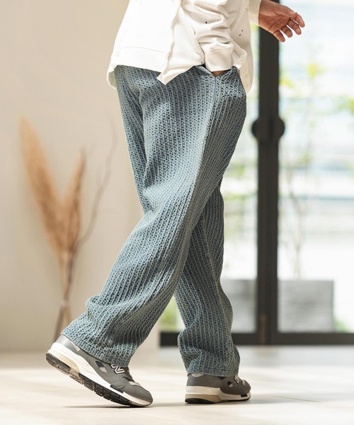 CAMBIO ジーンズ mp12773-Accordion Jacquard Denim Wide