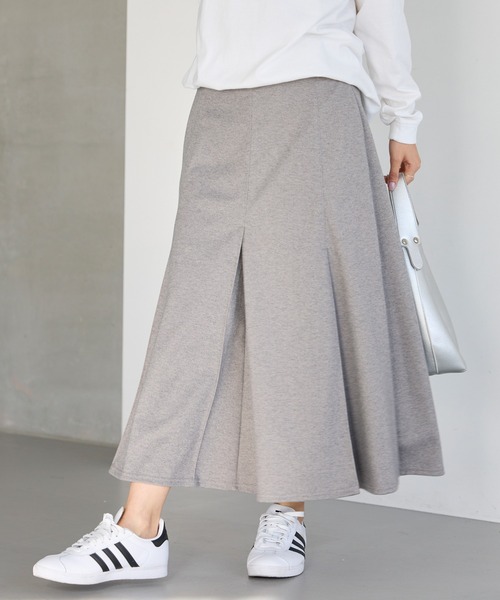 LAVEANGE（ラビアンジェ） スカート ミディ丈タックスカート