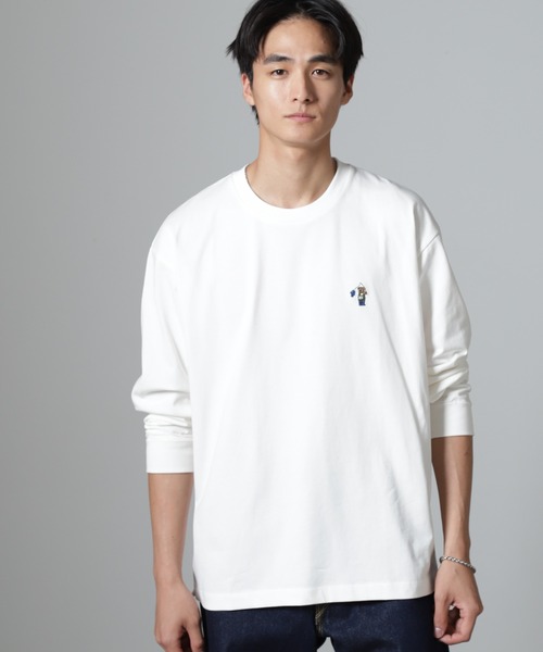 NANO universe（ナノ・ユニバース） tシャツ ナノベアロンTee 長袖 