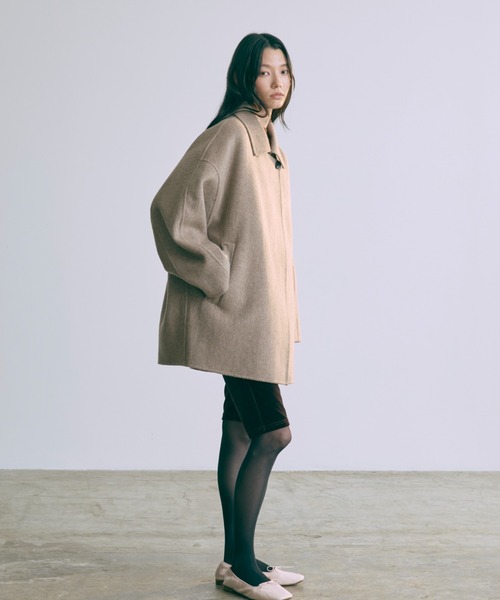 Rouge vif シャギーピーコート 36 アウター Wool Shaggy Midi Coat