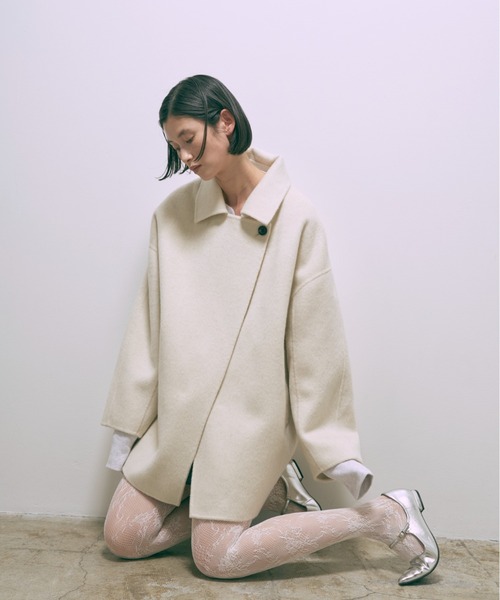 Riさん専用　en neume コートWool Shaggy Midi Coat EN NEUME コート アウター Wool Shaggy Midi Coat レディース