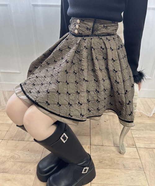 Poppy シルバーリボンスカート LINE_ALBUM_240530_68_cff4e64c-