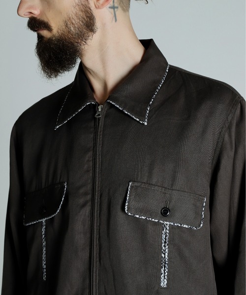 Schott ショット　リヨセルセットアップ　BLACK Schott N.Y.C（ショット） ブルゾン アウター Schott/ショット/LYOCELL