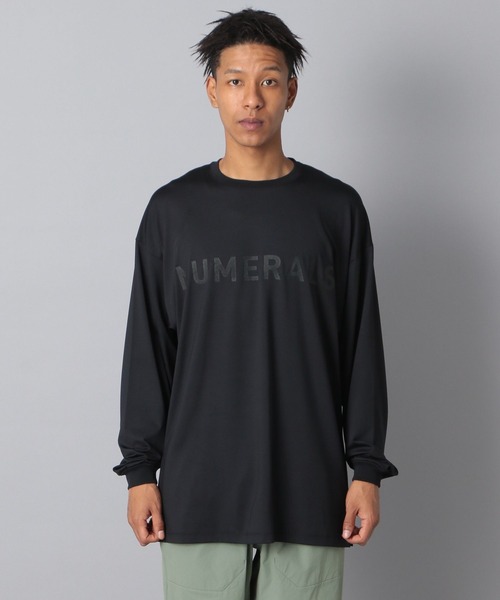 NUMERALS tシャツ 「NUMERALS」アクティブロングスリーブT