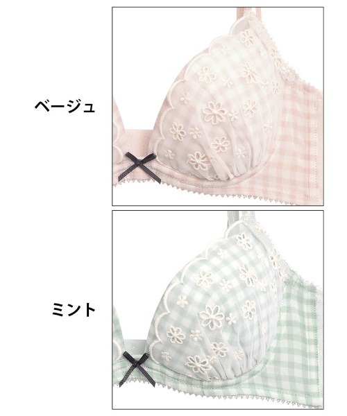 PEACH JOHN★ガーリーギンガムチェックショーツ★フリルリボンパンツ下着M PEACH JOHN - PEACH JOHN☆ガーリーギンガムチェックショーツ☆フリル