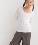 tシャツ キッズシルクタッチ長袖Tシャツ キッ...の詳細画像2