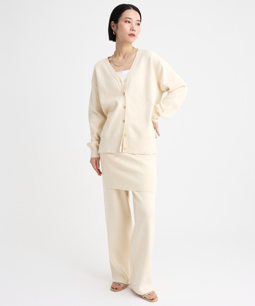 BABYLONE（バビロン） パンツ コットンカシミヤニットパンツ