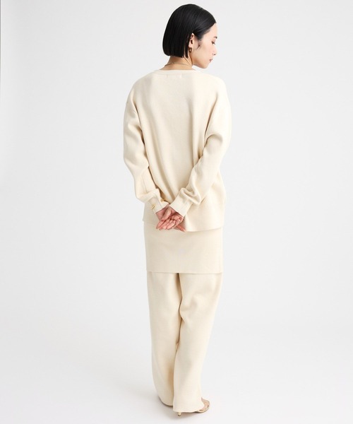 BABYLONE（バビロン） パンツ コットンカシミヤニットパンツ