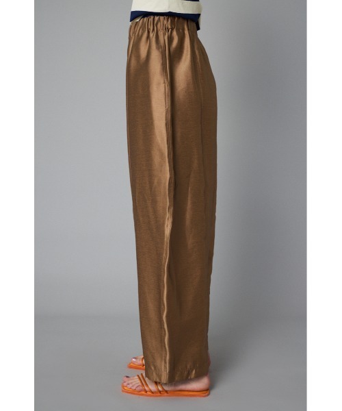 HeRIN.CYE ワイドパンツ スラックス パンツ Shiny cocoon pants