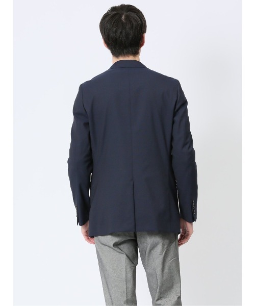 renoma HOMME テーラードジャケット ベロア 光沢　LL ネイビー renoma HOMME（レノマオム） ジャケット テーラードジャケット