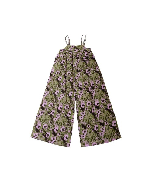 希少 antiqua 花柄サロペット 花柄キャミサロペット サロペット レディース ロング 送料無料