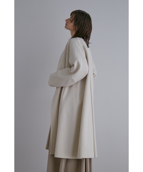 ルフィル スポンディッシュツイルケープ ホワイト 23SS コート