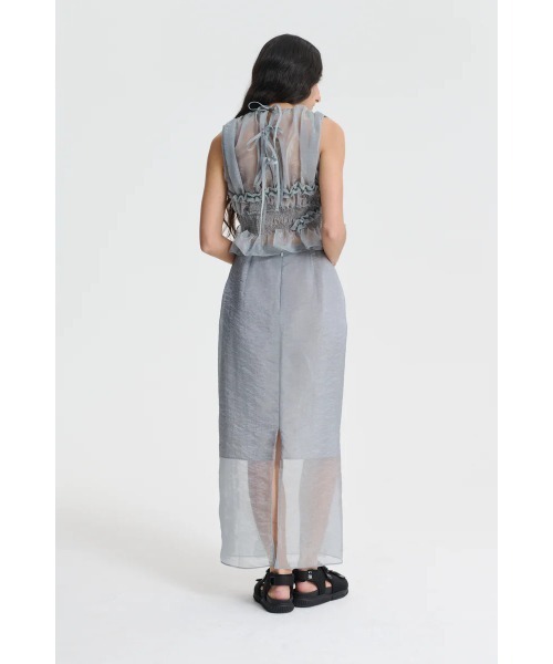 ブラウス シャツ SLEEVELESS SMOCK TOP WITH ASYMMETRICAL RUFFLES レディース il_1080xN.5015355887_3h60.jpg