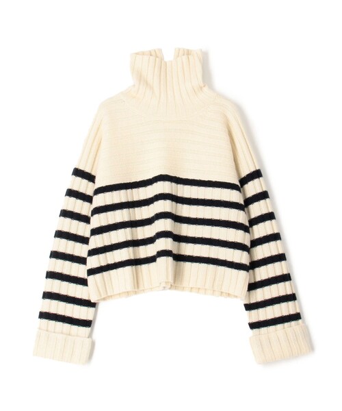 MACPHEE（マカフィー） タートルネックニット S ホワイト レディース