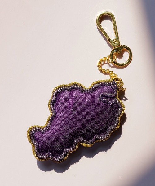 emesuelee キーホルダー ザリ刺繍 ぶどう : ZOZOTOWN Yahoo!店 - 通販
