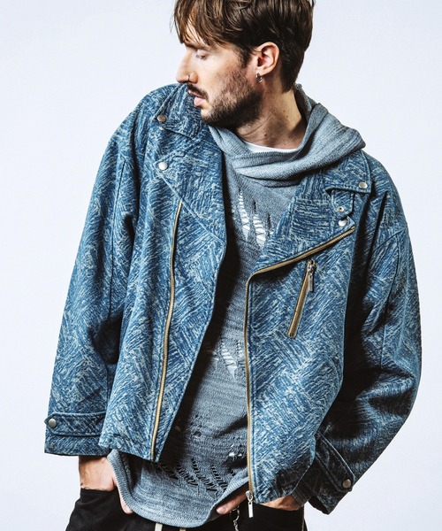 NO ID.（ノーアイディー） 革ジャン ライダース 「NO ID.」JQ Denim