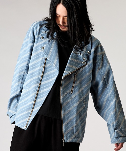 NO ID.（ノーアイディー） 革ジャン ライダース 「NO ID.」JQ Denim