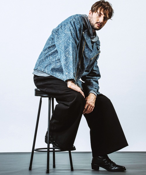 NO ID.（ノーアイディー） 革ジャン ライダース 「NO ID.」JQ Denim