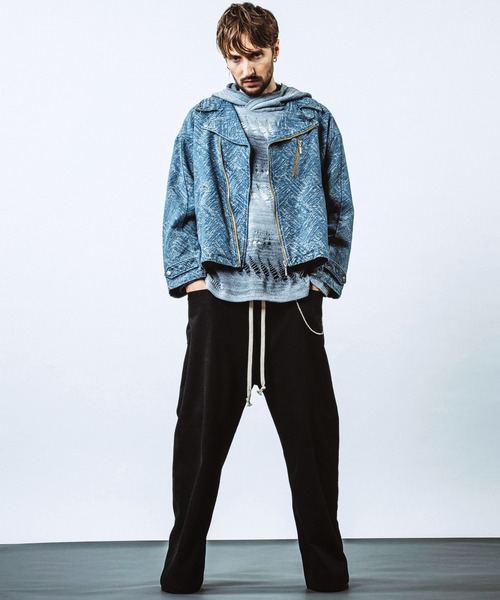 NO ID.（ノーアイディー） 革ジャン ライダース 「NO ID.」JQ Denim