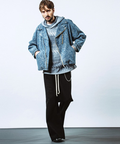 NO ID.（ノーアイディー） 革ジャン ライダース 「NO ID.」JQ Denim