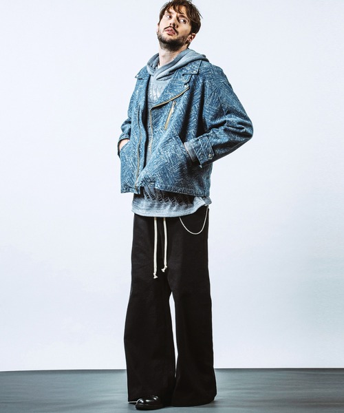 NO ID.（ノーアイディー） 革ジャン ライダース 「NO ID.」JQ Denim
