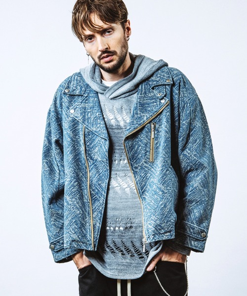 NO ID.（ノーアイディー） 革ジャン ライダース 「NO ID.」JQ Denim