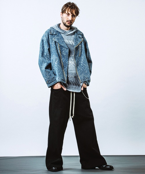 NO ID.（ノーアイディー） 革ジャン ライダース 「NO ID.」JQ Denim