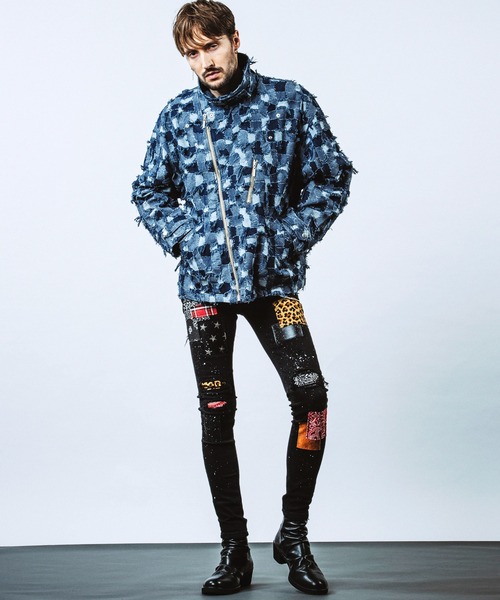 NO ID.（ノーアイディー） 革ジャン ライダース 「NO ID.」JQ Denim