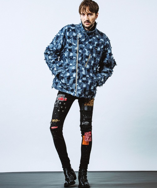 NO ID.（ノーアイディー） 革ジャン ライダース 「NO ID.」JQ Denim