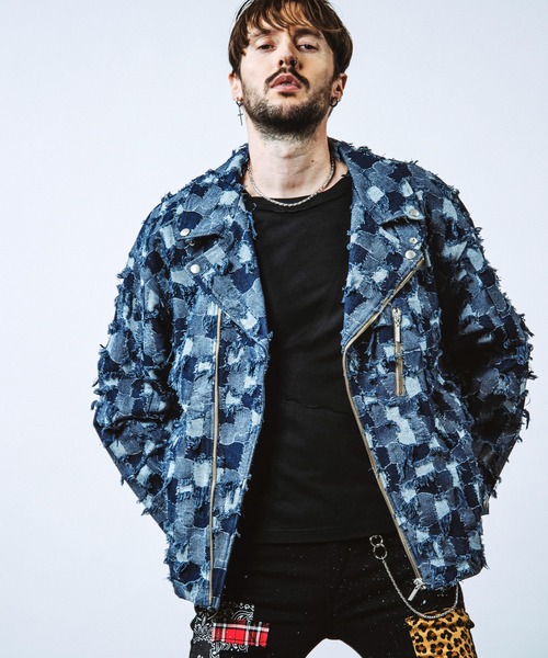 NO ID.（ノーアイディー） 革ジャン ライダース 「NO ID.」JQ Denim