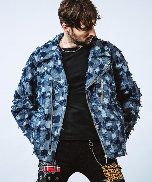 NO ID.（ノーアイディー） 革ジャン ライダース 「NO ID.」JQ Denim