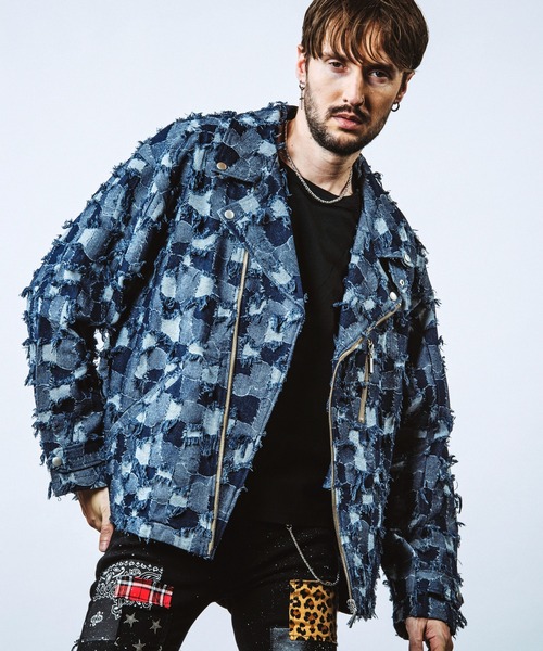 NO ID.（ノーアイディー） 革ジャン ライダース 「NO ID.」JQ Denim