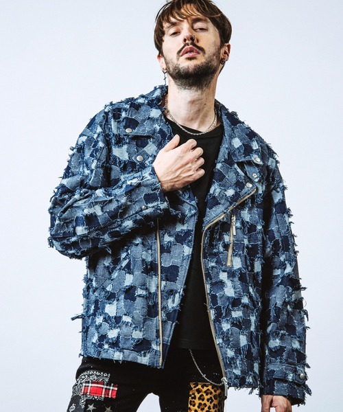 NO ID.（ノーアイディー） 革ジャン ライダース 「NO ID.」JQ Denim