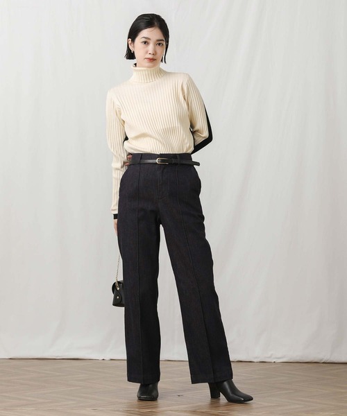 「MARIED'OR」 「WRISTHURT」タートルネックニット FREE グリーン レディース_画像9