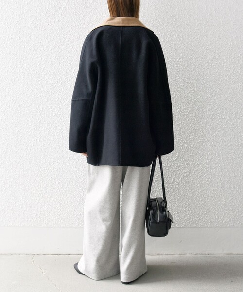 「SHIPS any」 チェスターコート ONE SIZE ベージュ レディース_画像3