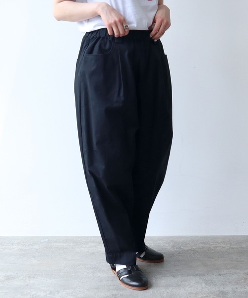 bulle de savon パンツ 馬布タックパンツ レディース : ZOZOTOWN