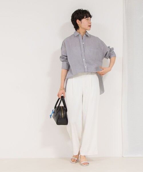 NOLLEY'S シャツ NOLLEY'S（ノーリーズ） シャツ ダブルポケットオーバーシャツ 26SS