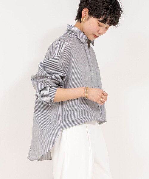 NOLLEY'S シャツ NOLLEY'S（ノーリーズ） シャツ ダブルポケットオーバーシャツ 26SS