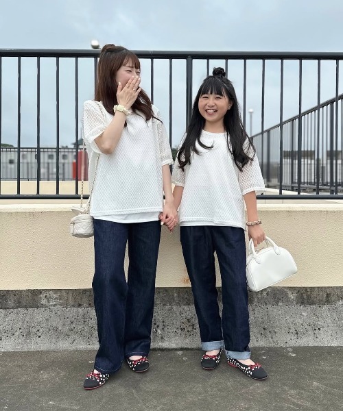 レースインナープルオーバー2色組 M L LL ikka tシャツ 「雑誌InRed6月号掲載」レースアンサンブルプル