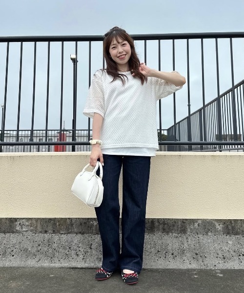 ikka（イッカ） tシャツ 「雑誌InRed6月号掲載」レースアンサンブル