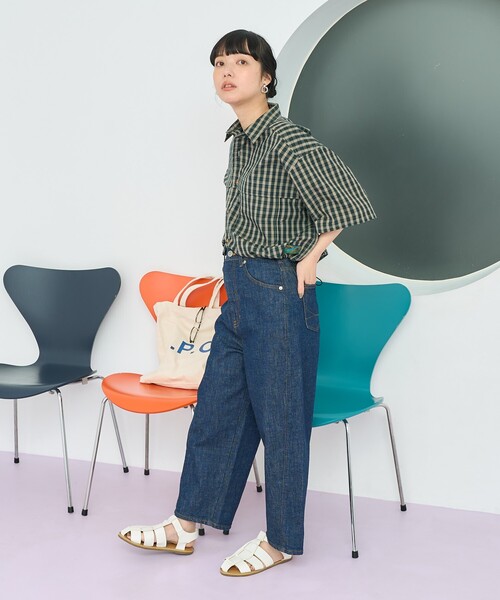 ブラウス シャツ Foxfire × FREAK'S STORE/フォックスファイヤー 別注 フィッシングポケット ショートスリーブシャツ レディース | FREAK'S STORE | 15