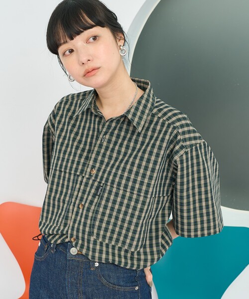 ブラウス シャツ Foxfire × FREAK'S STORE/フォックスファイヤー 別注 フィッシングポケット ショートスリーブシャツ レディース | FREAK'S STORE | 17