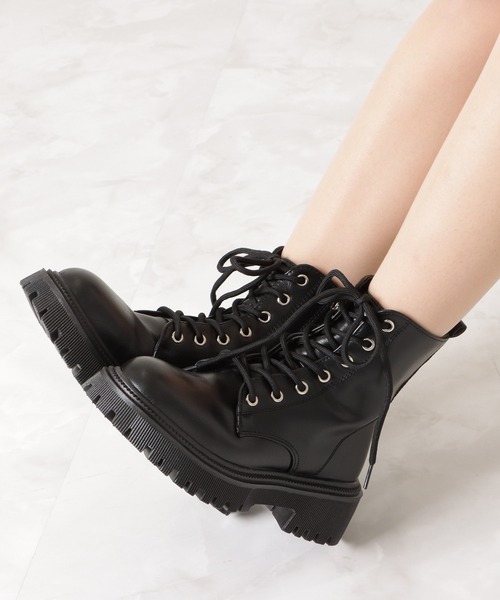 「Lace Ladies」 ショートブーツ 24 アイボリー レディース_画像8