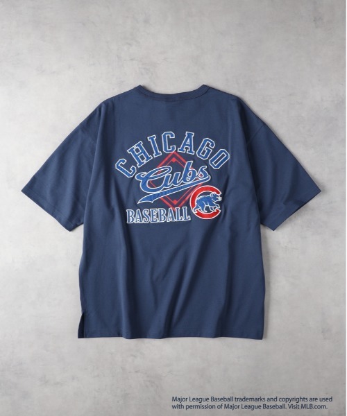 MLB tシャツ 「MLB」「別注」ワッペンプリントTシャツ メンズ