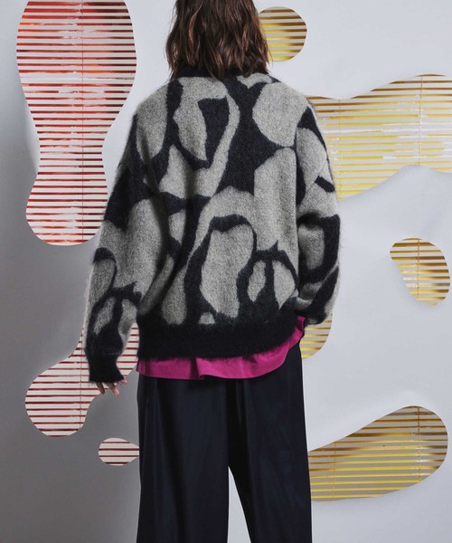 maison Special 長袖ニット Long Zipper Knit Pullover / ロングファスナ－ニット（ニット